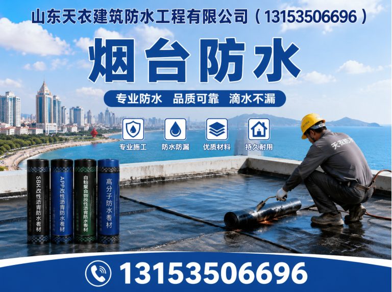 龙口市防水堵漏展示图